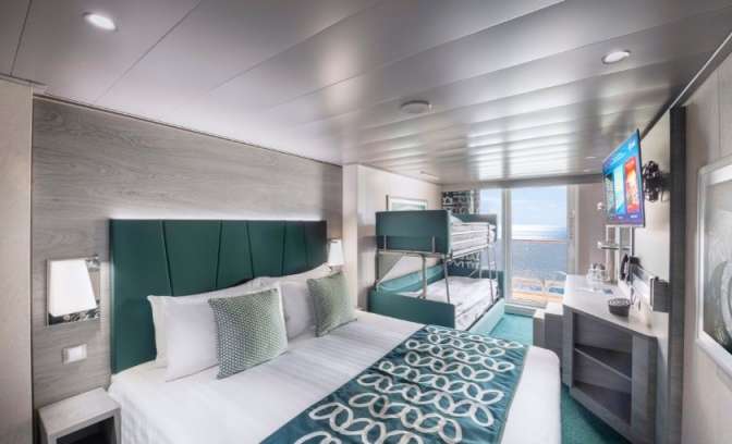 Een balkonhut op de MSC Virtuosa
